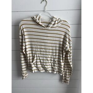 American Eagle Soft & Sexy Plush Women XS Sweater Top‎ Hoodie Striped 0200